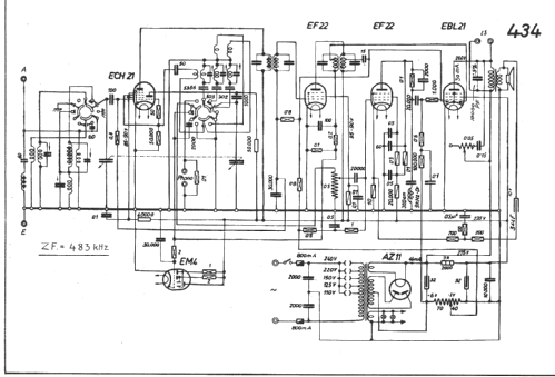 Minerphon 434; Minerva Schweiz (ID = 18670) Radio