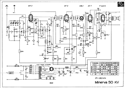 50KV; Minerva-Radio (ID = 189695) Radio