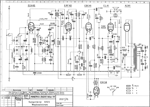 515S; Minerva-Radio (ID = 1328277) Radio