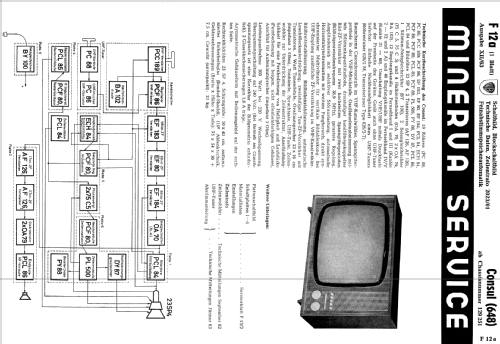 Consul 648; Minerva-Radio (ID = 137663) Télévision