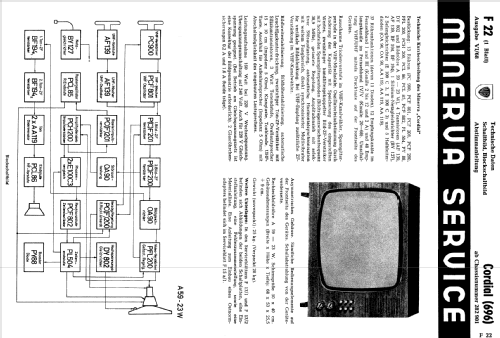 Cordial 696; Minerva-Radio (ID = 143994) Televisore