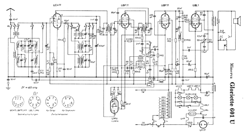 Gloriette 601U; Minerva-Radio (ID = 307334) Radio