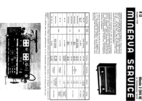 Minola 2 593N; Minerva-Radio (ID = 141486) Radio