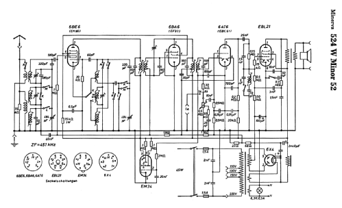 Minor 52 524W; Minerva-Radio (ID = 266942) Radio