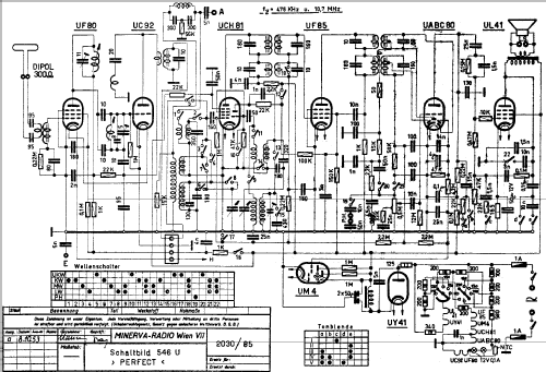 Perfect 546U; Minerva-Radio (ID = 71805) Radio