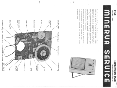 Taschensuper 640; Minerva-Radio (ID = 257737) Radio