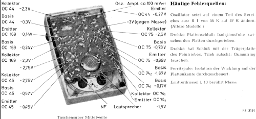 Taschentransistor 610-M; Minerva-Radio (ID = 32605) Radio