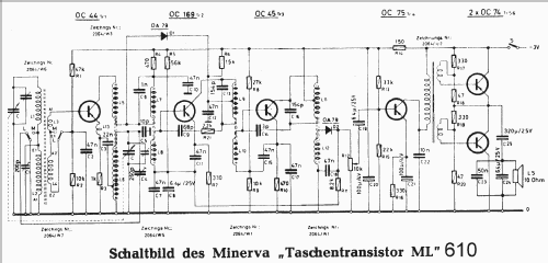 Taschentransistor 610ML; Minerva-Radio (ID = 32602) Radio