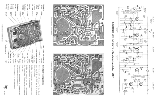 Taschentransistor 610ML; Minerva-Radio (ID = 426599) Radio
