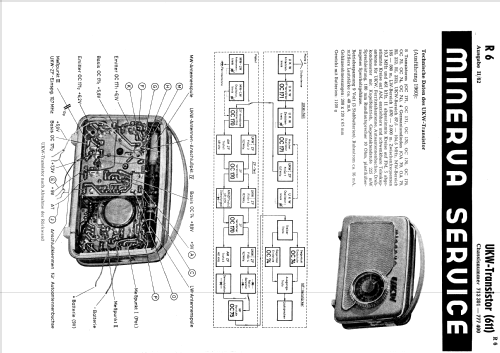 UKW-Transistor 611; Minerva-Radio (ID = 71708) Radio