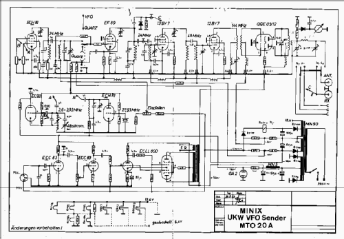 MTO-20A; Minix, Hannover (ID = 2322716) Amateur-T