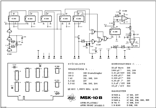 RTTY-Konverter MSK-10B; Minix, Hannover (ID = 436720) Amateur-D