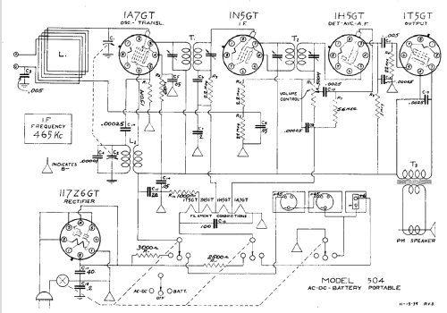 504 ; Mission Bell Radio (ID = 436324) Radio