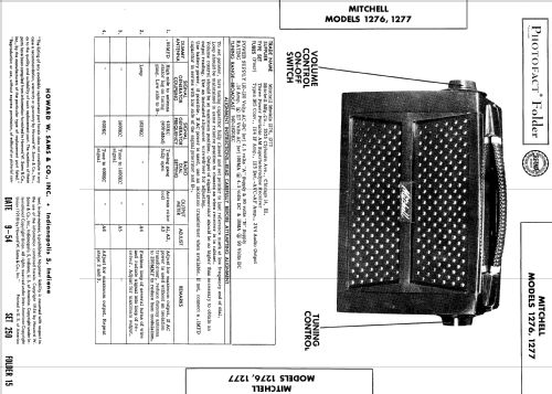 1277 ; Mitchell Mfg. Co., (ID = 530599) Radio