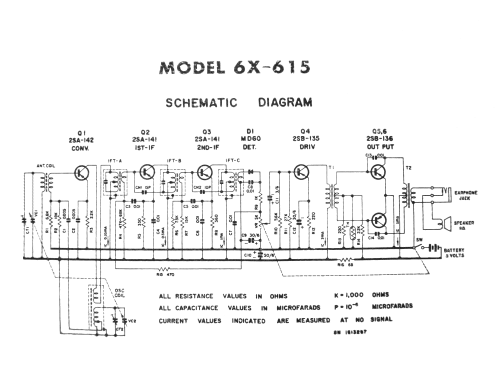 Six Transistor 6X-615; Mitsubishi Electric (ID = 2303477) Radio