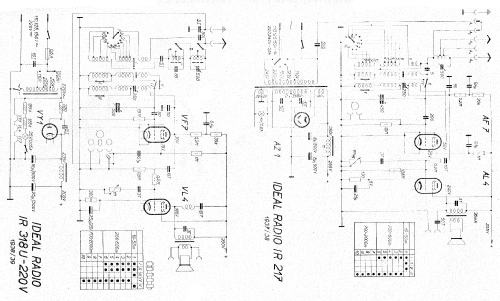 Ideal Radio IR217; Modry Bod, Praha- (ID = 11291) Radio