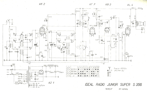 Ideal Radio Junior Super S356; Modry Bod, Praha- (ID = 11266) Radio