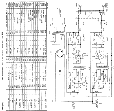 Stereophonic Amplifier SA-616; Monacor, Bremen (ID = 1207390) Verst/Mix