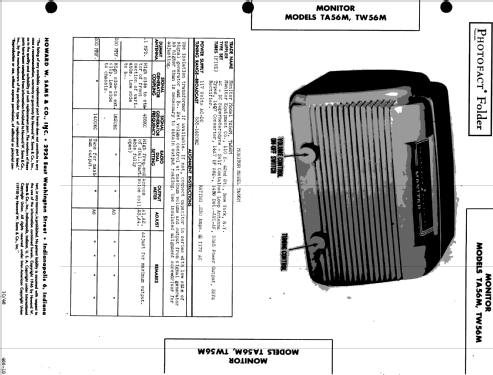 TA-56M ; Monitor Equipment (ID = 507830) Radio