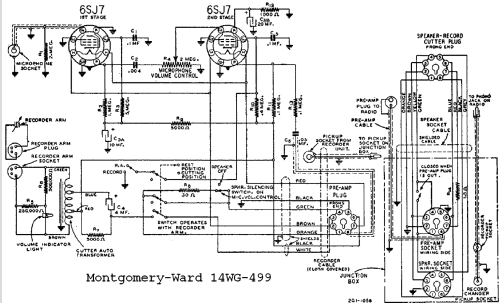 14WG-499 Order= 462 A 499 ; Montgomery Ward & Co (ID = 540567) Ampl/Mixer