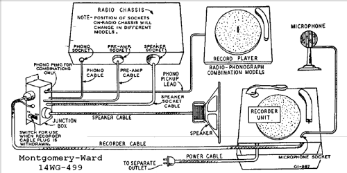 14WG-499 Order= 462 A 499 ; Montgomery Ward & Co (ID = 540569) Ampl/Mixer