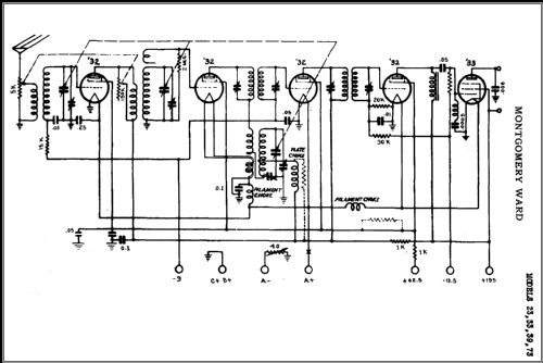 Airline 23 Order= 662 D 23; Montgomery Ward & Co (ID = 470099) Radio