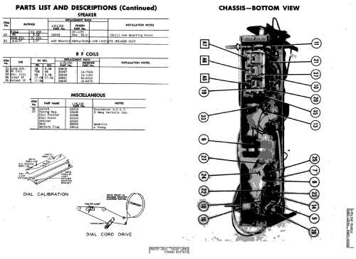 Airline 54KP-1209A Order= 62 C 1409 Y ; Montgomery Ward & Co (ID = 508520) Radio