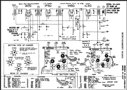 62-1459 ; Montgomery Ward & Co (ID = 471749) Radio