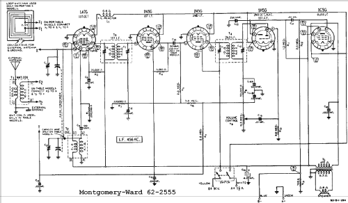 62-2555 Order= P362 B 2555 ; Montgomery Ward & Co (ID = 600575) Radio