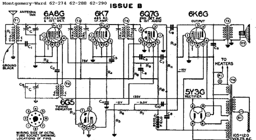 Airline 290 Miracle Order= P462 C 290; Montgomery Ward & Co (ID = 598371) Radio