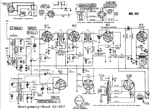 62-457 ; Montgomery Ward & Co (ID = 590698) Radio