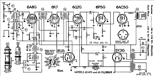 62-473 Order= P162 A 473 ; Montgomery Ward & Co (ID = 598191) Radio