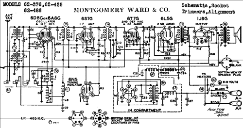 62-486 Order= P462 B 486 ; Montgomery Ward & Co (ID = 590076) Radio