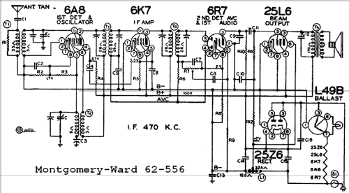 62-556 ; Montgomery Ward & Co (ID = 615198) Radio