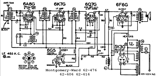 62-616 ; Montgomery Ward & Co (ID = 542758) Radio