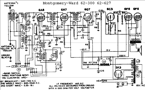 62-627 ; Montgomery Ward & Co (ID = 615188) Radio