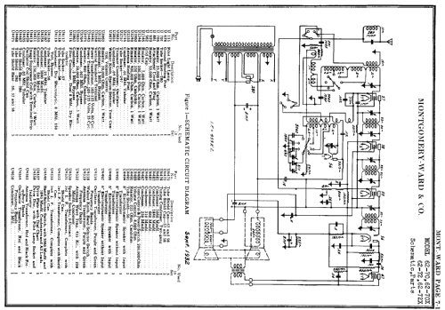 62-72 6272; Montgomery Ward & Co (ID = 84102) Radio