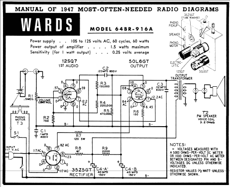 64BR-916A ; Montgomery Ward & Co (ID = 81285) Ton-Bild