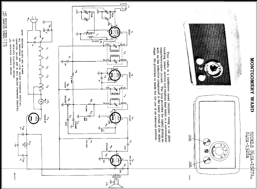 84HA-1528A ; Montgomery Ward & Co (ID = 292237) Radio