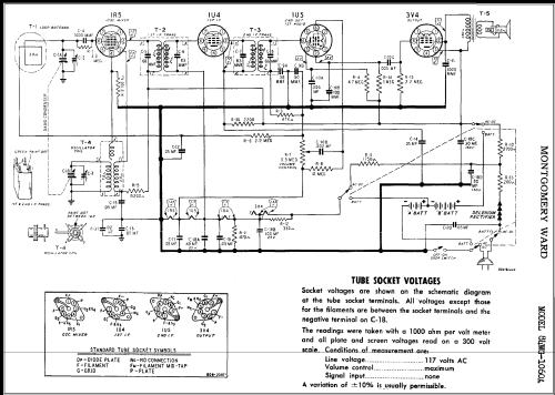 84WG-1060A ; Montgomery Ward & Co (ID = 346946) Radio