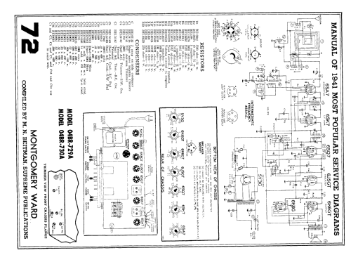 Airline 04BR-730A Order= P162 B 730 ; Montgomery Ward & Co (ID = 1973204) Radio