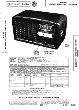 Airline 15BR-1537B ; Montgomery Ward & Co (ID = 2958780) Radio