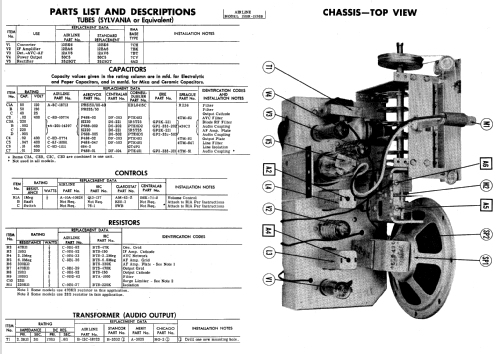 Airline 15BR-1537B ; Montgomery Ward & Co (ID = 551735) Radio