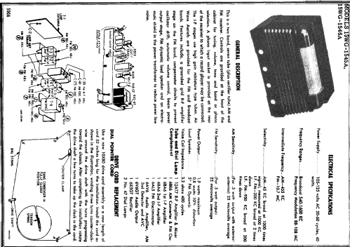 Airline 15WG-1545A; Montgomery Ward & Co (ID = 212551) Radio