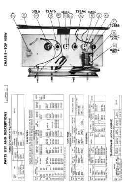 Airline 25BR-1542A; Montgomery Ward & Co (ID = 3164326) Radio