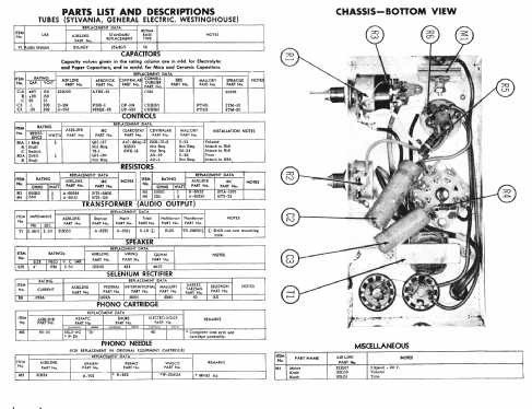 Airline 25GHM-941B; Montgomery Ward & Co (ID = 392380) Ampl/Mixer