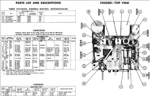 Airline 35BR Ch= 6796A; Montgomery Ward & Co (ID = 237711) Car Radio