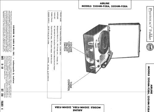 Airline 35GHM-938A; Montgomery Ward & Co (ID = 393078) R-Player