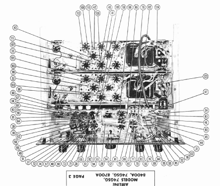 Airline 74GSG-8400A; Montgomery Ward & Co (ID = 391976) Ampl/Mixer