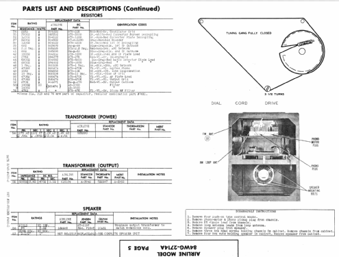 Airline 84WG-2714A; Montgomery Ward & Co (ID = 389451) Radio